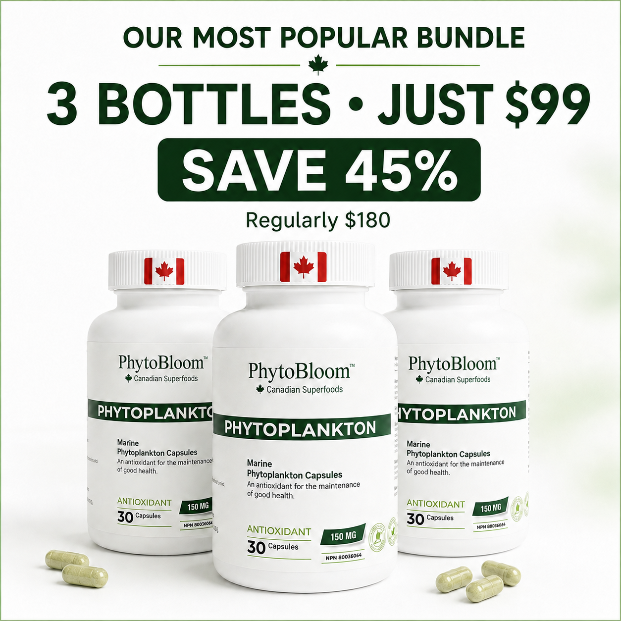 PhytoBloom Phytoplankton Capsules