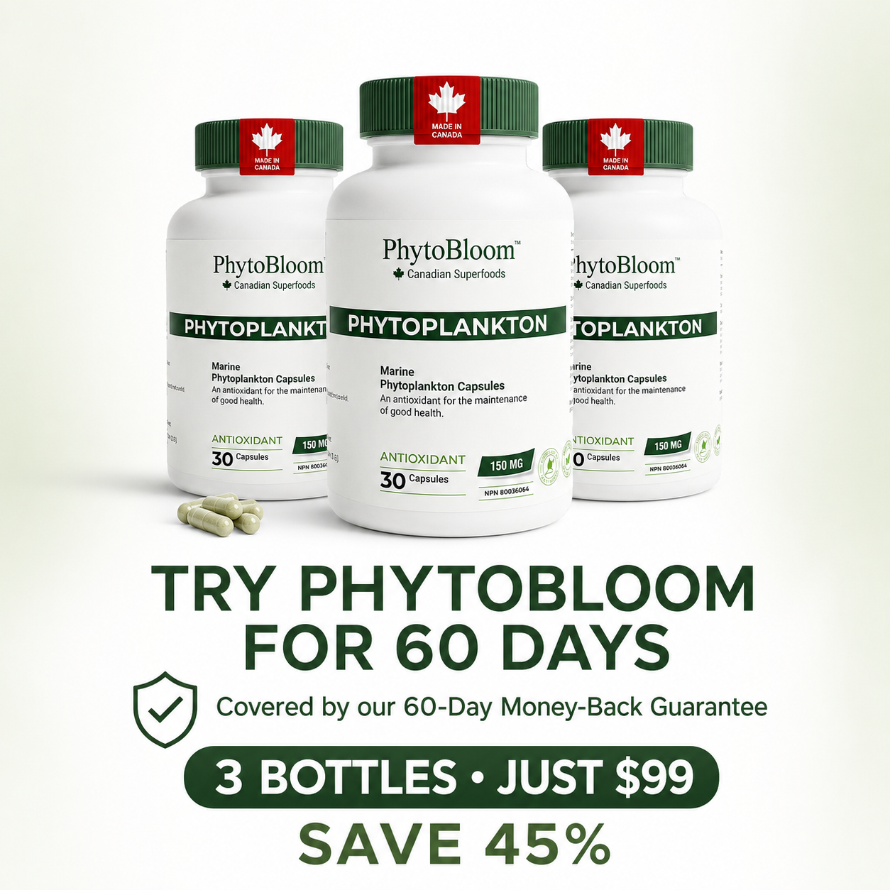 PhytoBloom Phytoplankton Capsules