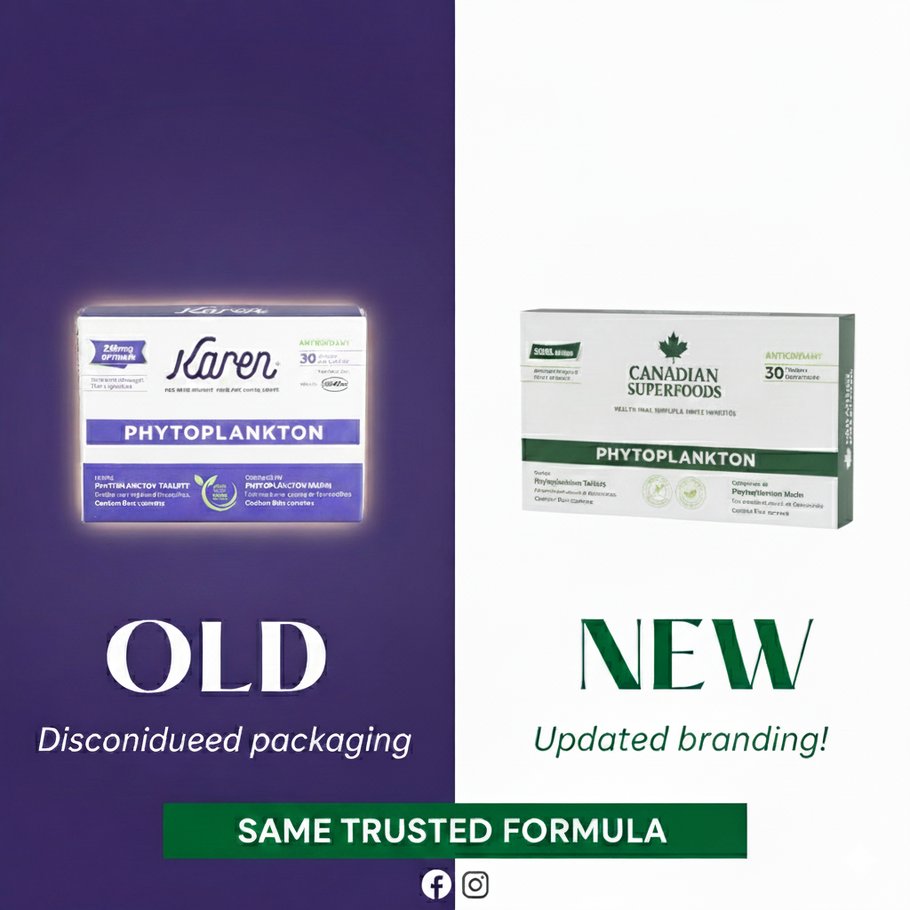 PRE ORDER -Canadian Superfood Phytoplankton Tablets